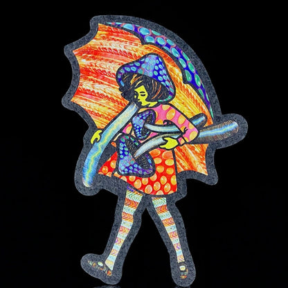 Slinger Apparel x Pyroscopic x Stressless “Fume Shroom Girl” Moodmat