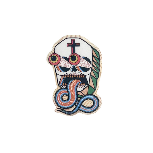 Bonethrower Forked Tongue Sticker