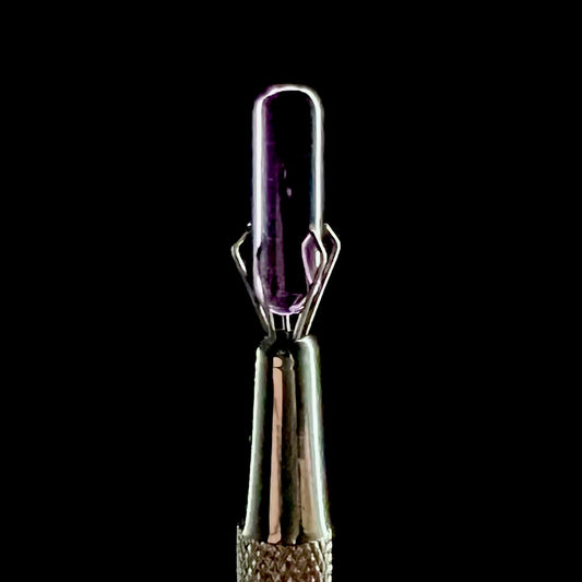 Purple sapphire terp pillar (fits 25mm bangers) by Ruby Pearl Co.