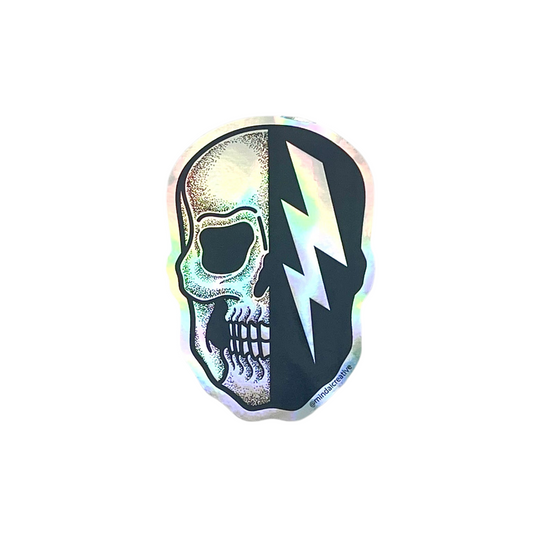 Bonethrower Sticker (Rainbow Foil)