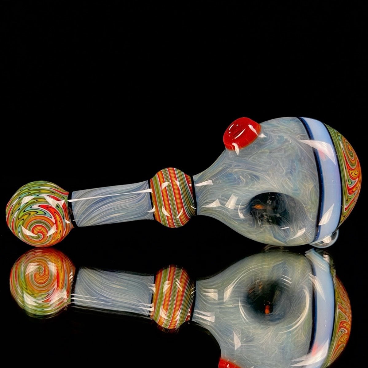 Blue Moon spoon by Mercurius Glass