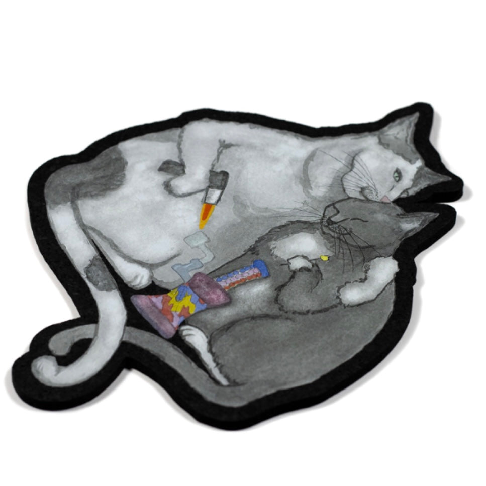 “Litty Kitties” Moodmat by Slinger