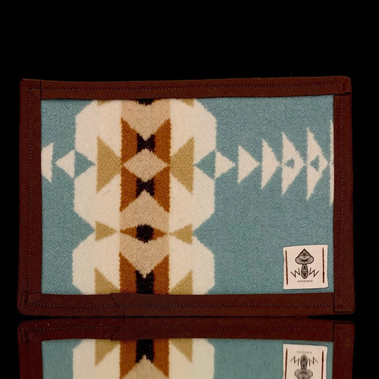 7.5” x 5.5” Pendleton mat by Wook Wear