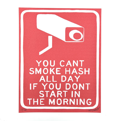 Wookerson Studios “Wookerson is Watching” (Red) Print
