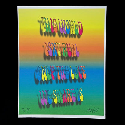 Wookerson Studios “Only the Love” Print