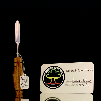 Naturally Spun Tools “Canary Wood V8”Dabber
