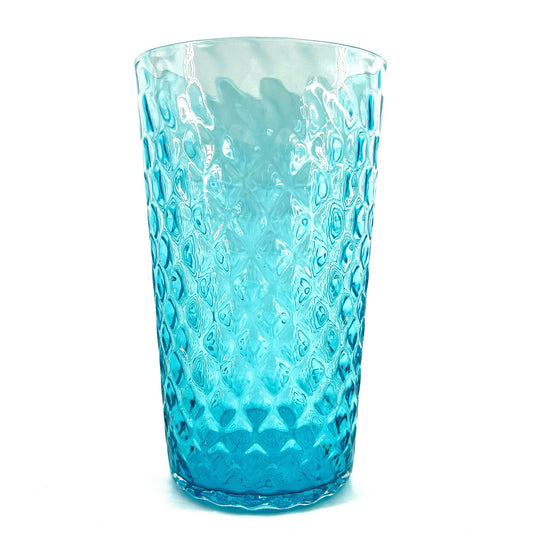 Turkis Blue Pineapple Optic Pint by Xander D’Ambrosio