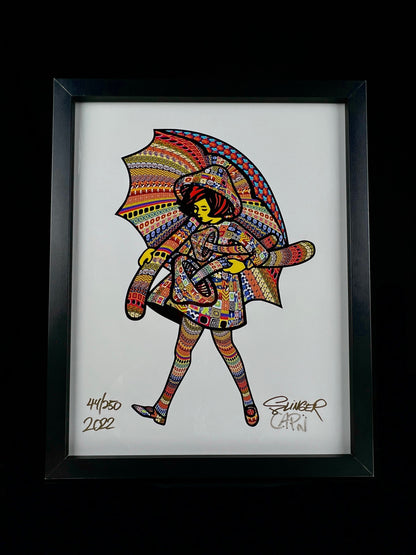 Slinger Apparel x Pyrscopic x Crunk “Cap’n Crunk Girl” Moodmat & Print Set