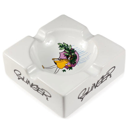 Slinger Apparel "Emerald Girl" Ceramic Ash Tray