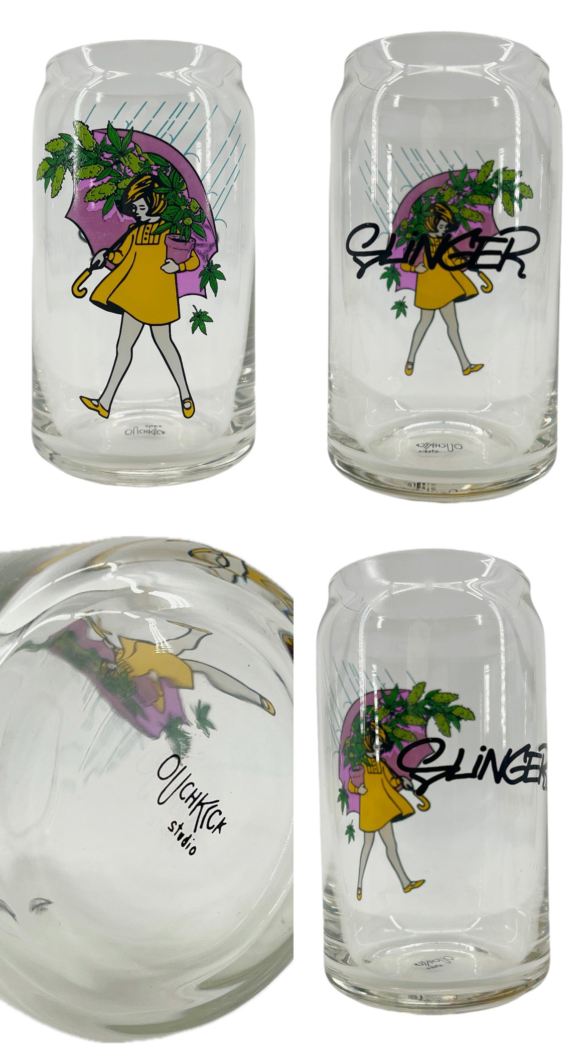 Slinger Apparel x Ouchkick "Emerald Girl" 16oz Cup