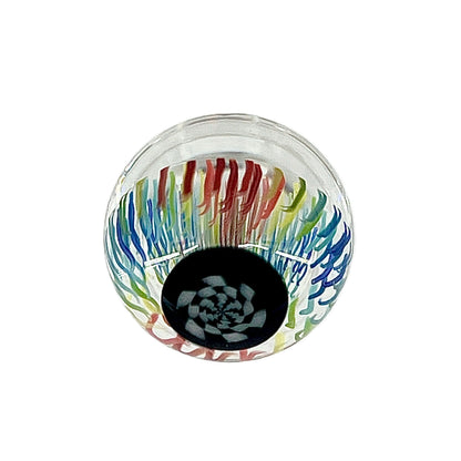 Jared Wetmore Rainbow Pinwheel Millefiori Marble