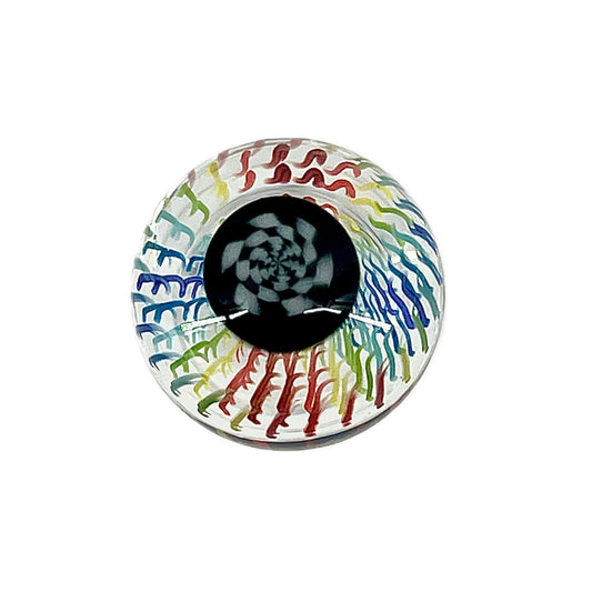 Jared Wetmore Rainbow Pinwheel Millefiori Marble