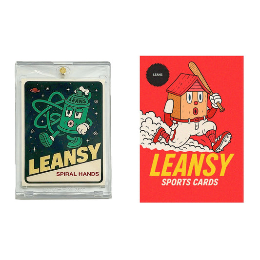 Leans "Leansy Sports Cards - Spiral Hands" 1/1