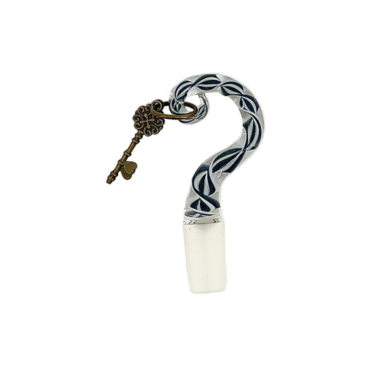 Leviathan Glass 14mm Tentacle Stopper W/ Key