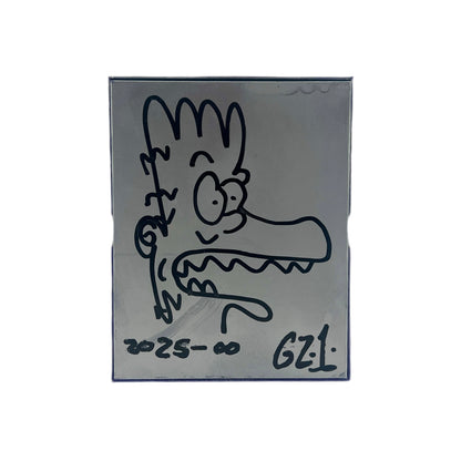 Chromed Out "Stone Cold Homer" Hand-painted box for sculpture