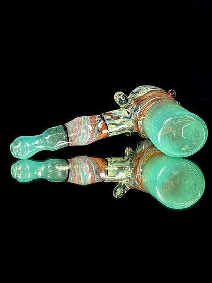 XL hammer bubbler by Prozak Glass