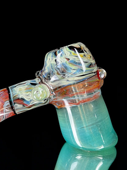 XL hammer bubbler by Prozak Glass