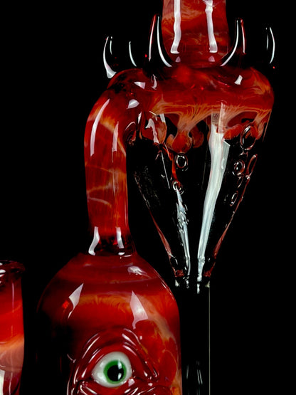 Tequila sunrise argus recycler by Leviathan Glass