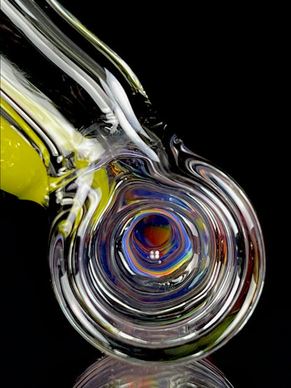 OJ Flame "Blueberry Rainbow" x "Roswell" Collins Bubbler