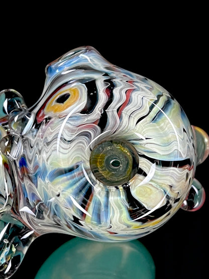 XL hammer bubbler by Prozak Glass