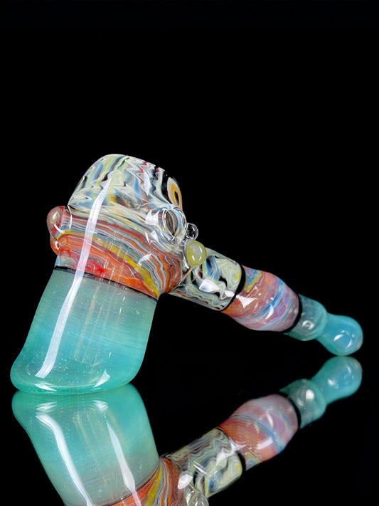 XL hammer bubbler by Prozak Glass