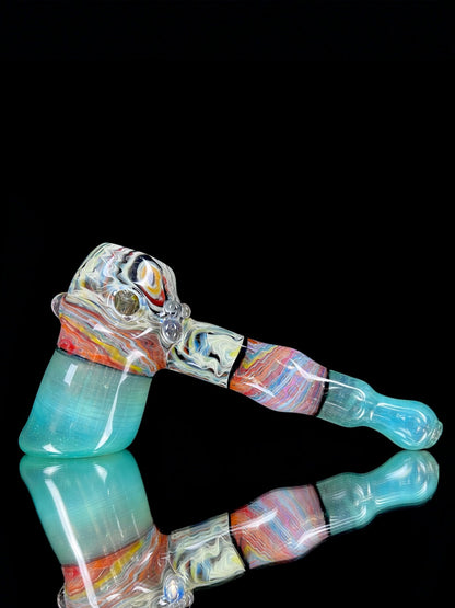 XL hammer bubbler by Prozak Glass