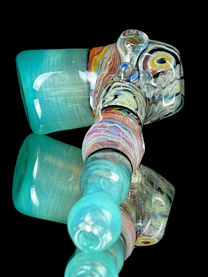XL hammer bubbler by Prozak Glass