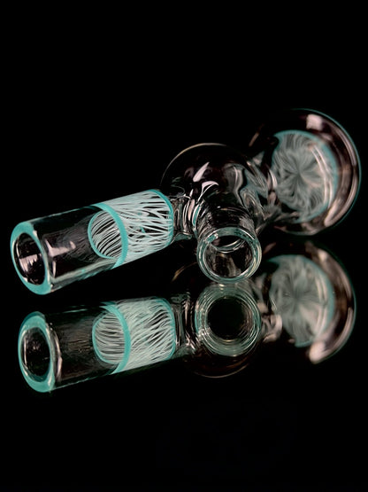 Snoopy Glass "Aqua Blue" Scribble Accent Tube