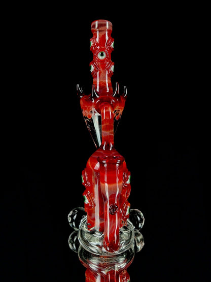 Tequila sunrise argus recycler by Leviathan Glass