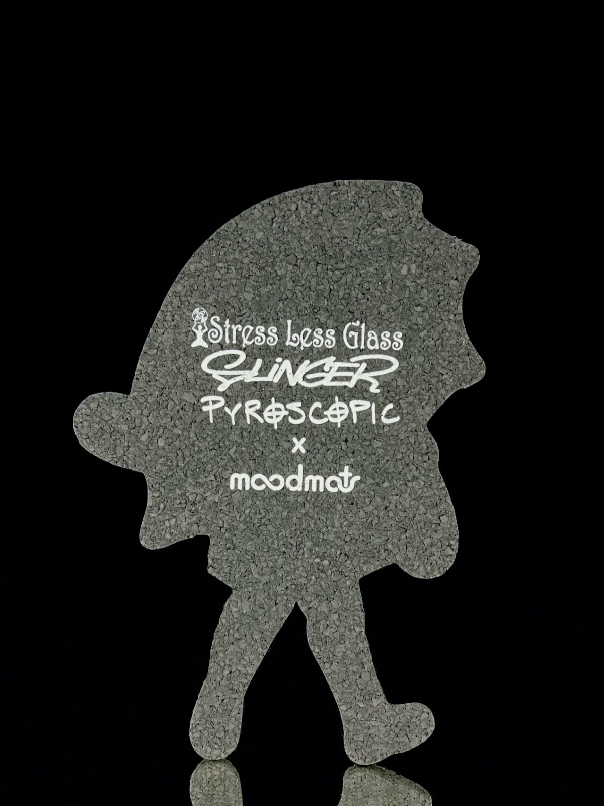 “Fume Shroom Girl” moodmat by Slinger Apparel, Pyroscopic, & Stressless Glass