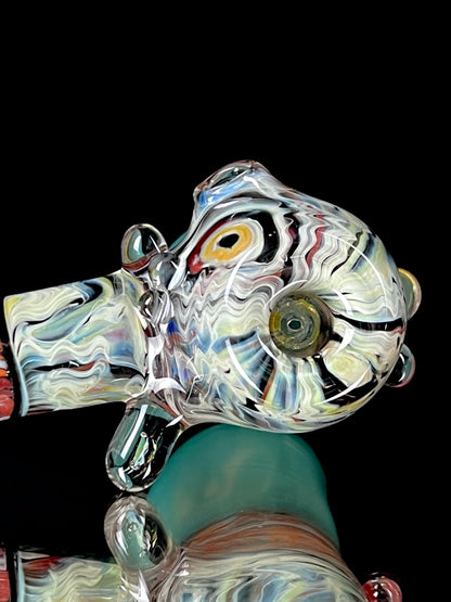 XL hammer bubbler by Prozak Glass