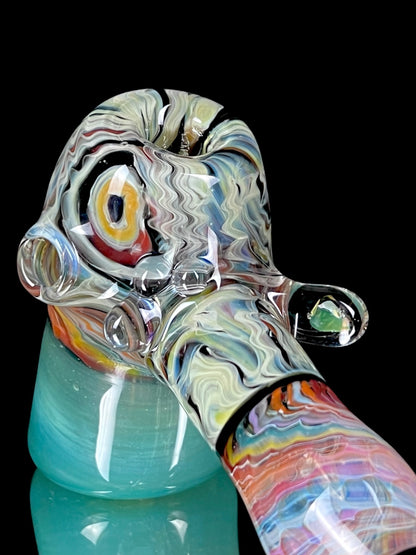 XL hammer bubbler by Prozak Glass
