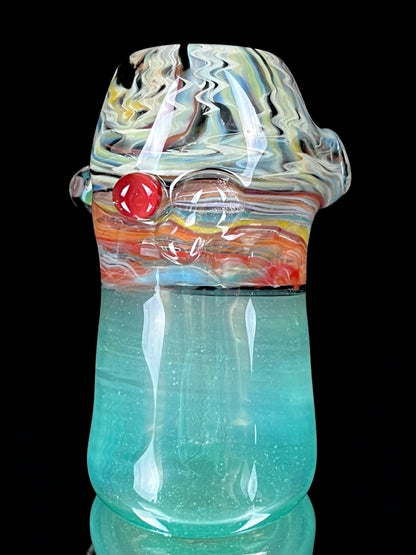 XL hammer bubbler by Prozak Glass
