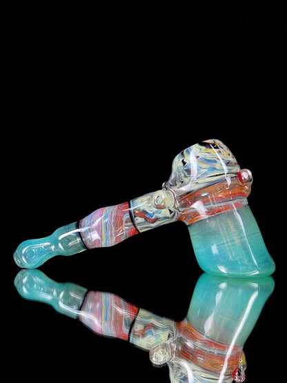 XL hammer bubbler by Prozak Glass