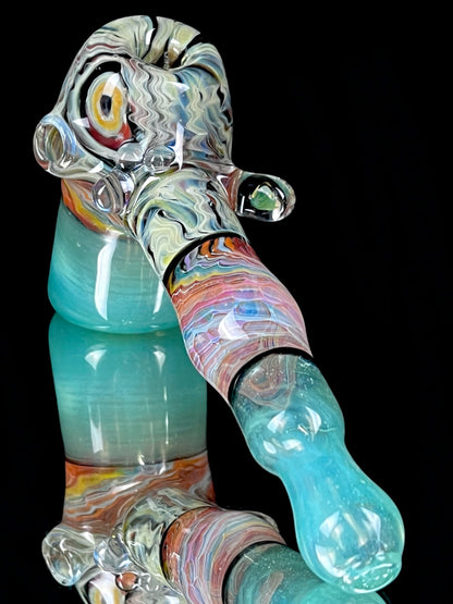 XL hammer bubbler by Prozak Glass