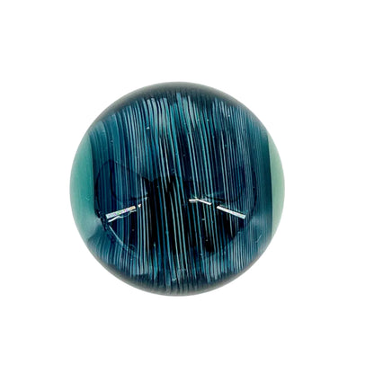 Blue moire marble on a white background.