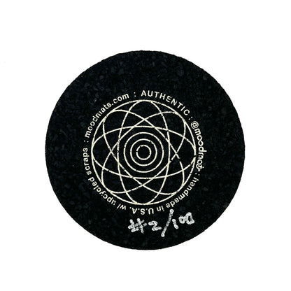 LE:100 Key Glass Gallery 5” Round Moodmat