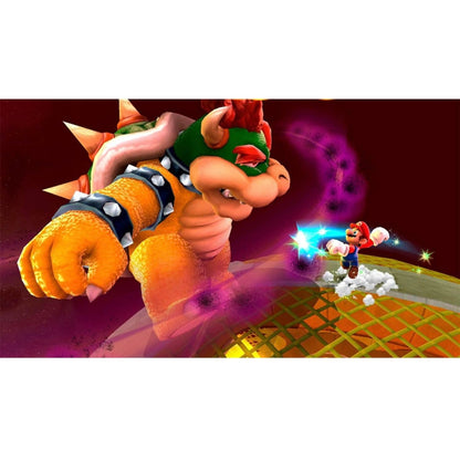 A screen capture of the Nintendo Switch game 'Super Mario 3D All-Stars' with a depiction of the character Mario on the cover.