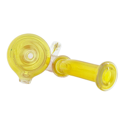 Fume glass sherlock pipe on a white background.