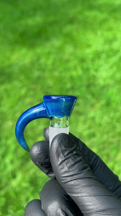 Welch "Blue Slyme" Full-Accent 14mm Slide