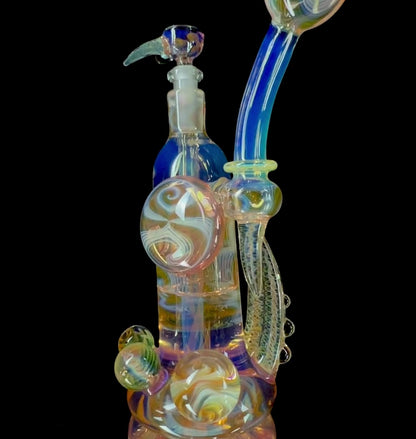 Phase Glass "Balled Out Fume Bubbler"