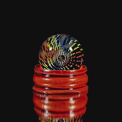 Jared Wetmore Rainbow Wig Wag Millefiori Marble