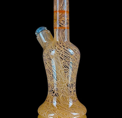 Snoopy Glass "Lava Orange" Scribble Tube