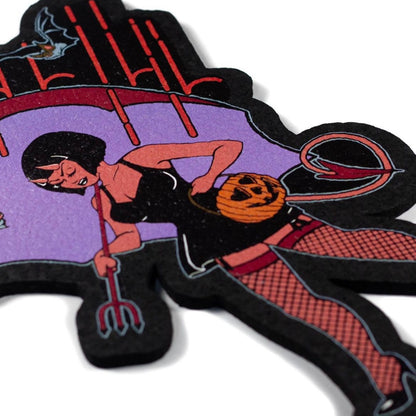 Slinger Apparel x Rocko “Devil Girl” Moodmat