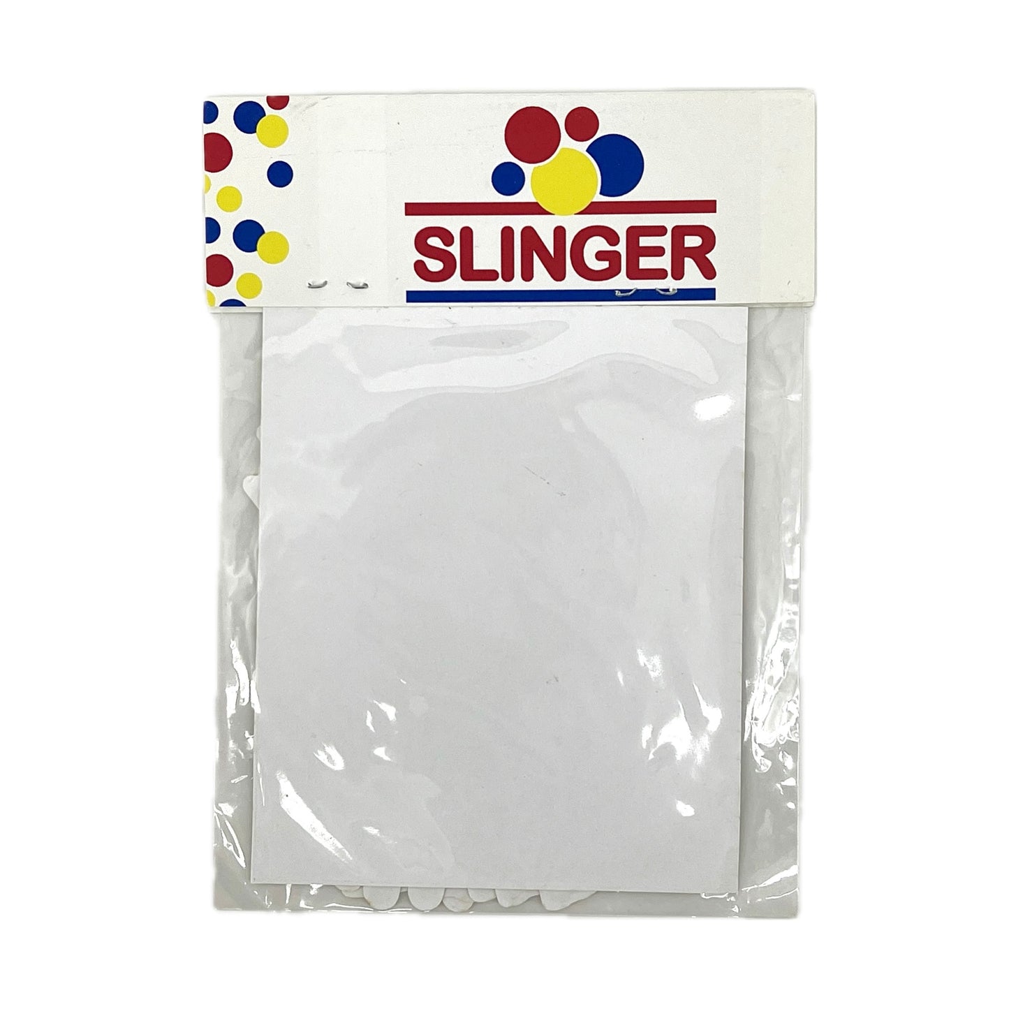 Packaged product with 'Slinger' branding on a white background.