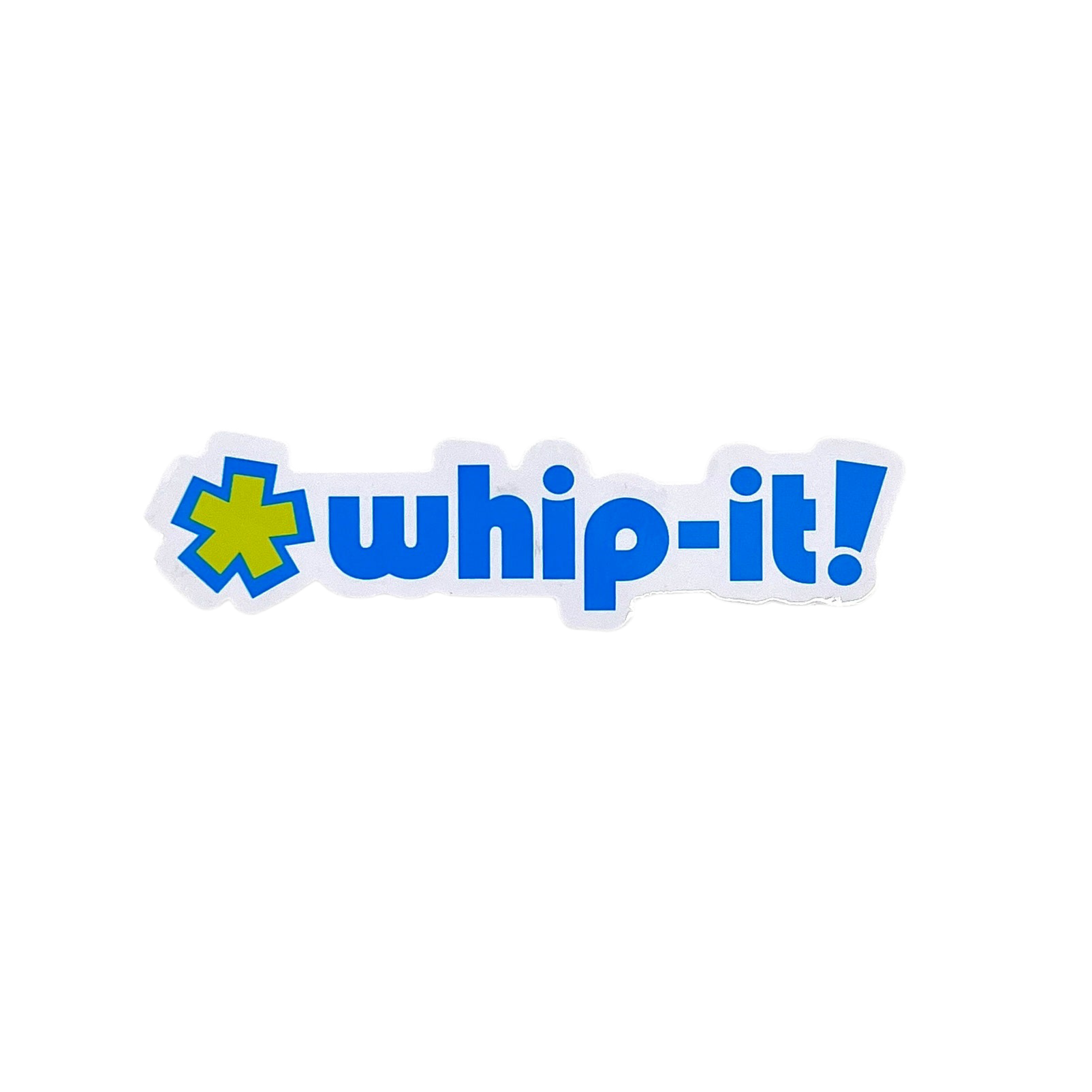 Logo of 'whip-it!' with a green star on a white background.