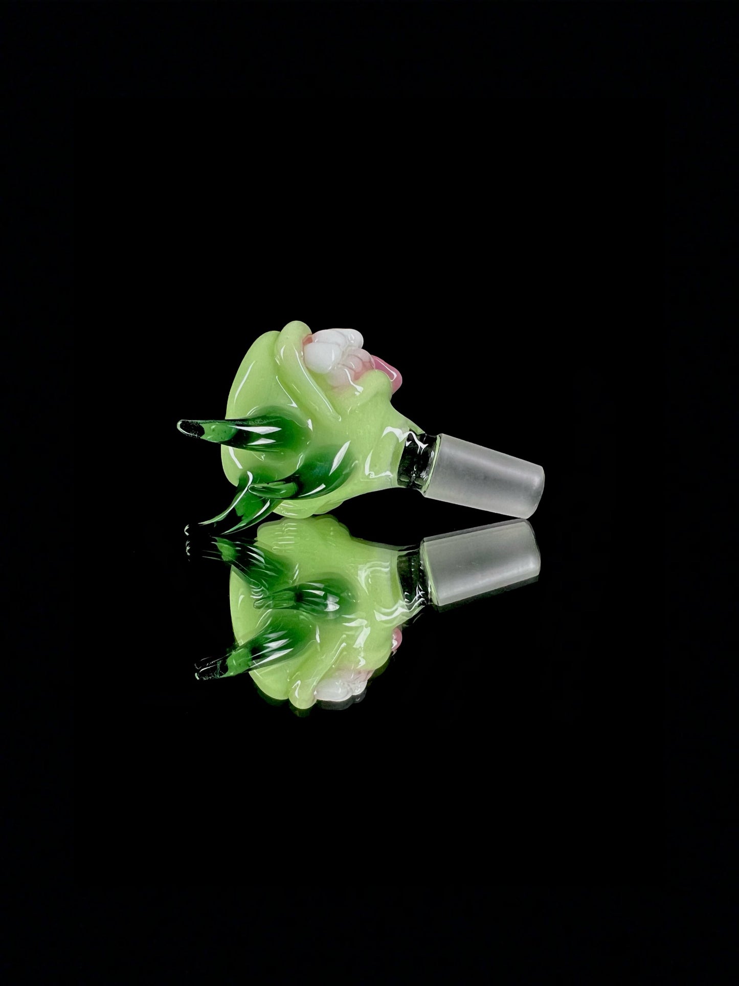 14mm pistachio cyclops slide by Leviathan Glass