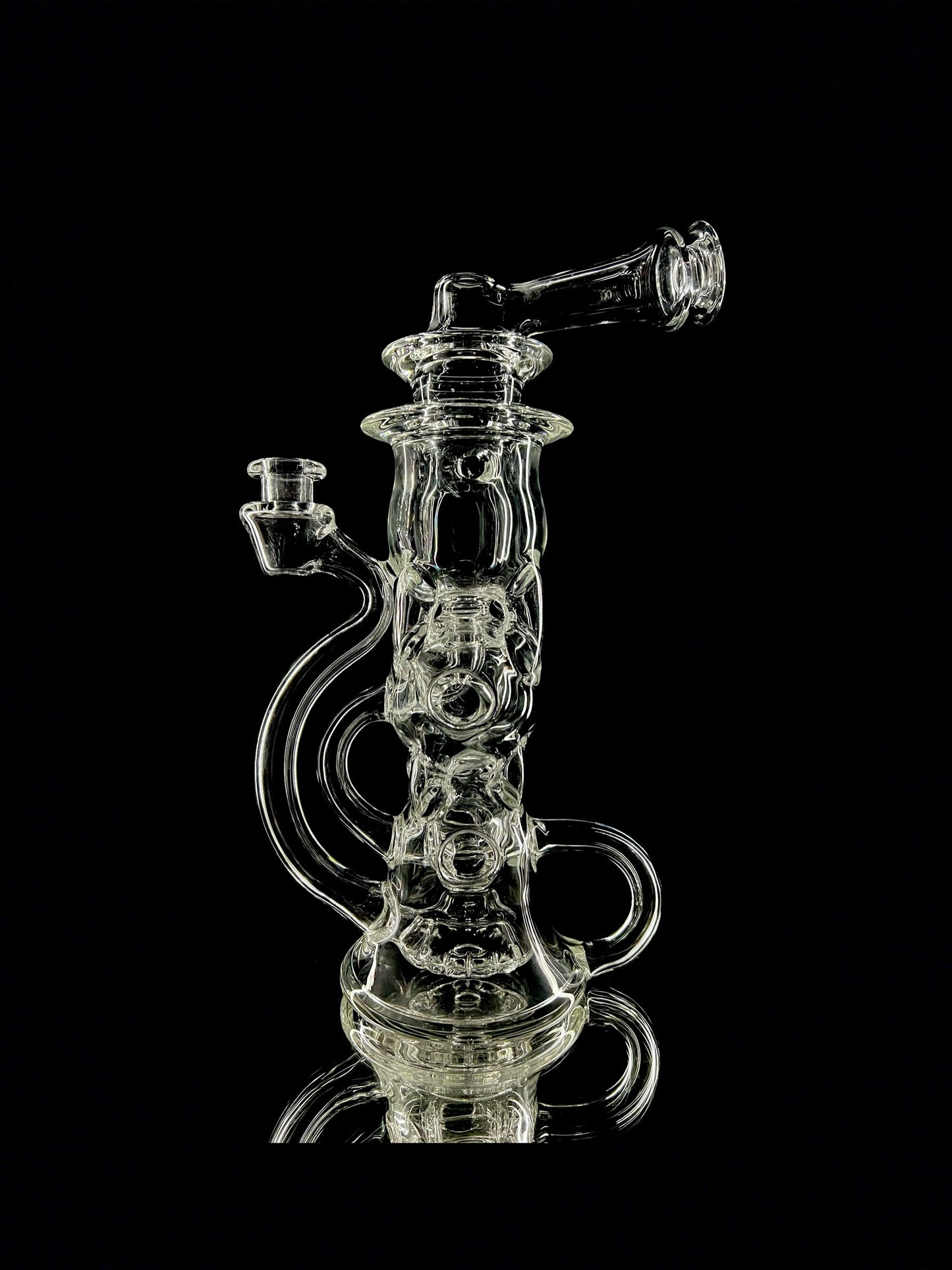 Clear prototype recycler by Distortion Glass
