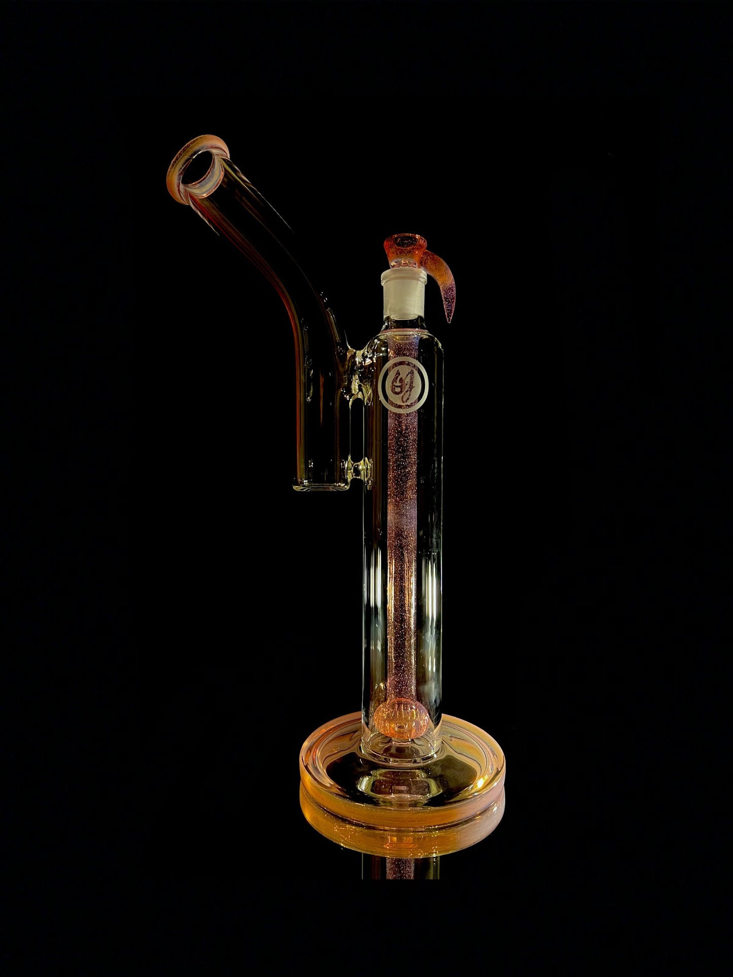 Sunset slyme (CFL) king bubbler by OJ Flame